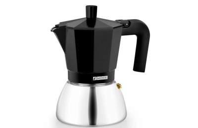 CAFETERA INDUCTION INOX BLACK  6T MONIX
