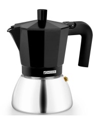 CAFETERA MONIX INDUCCION ACERO INOXIDABLE NEGRO 6 TAZAS