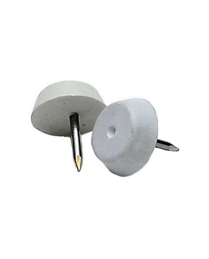 TOPE SILLA DESLIZANTE MICEL BLANCO 15MM. (100U) 60503