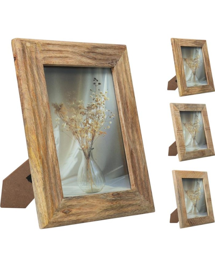 PORTAFOTOS MADERA 15X20CMS. H&S