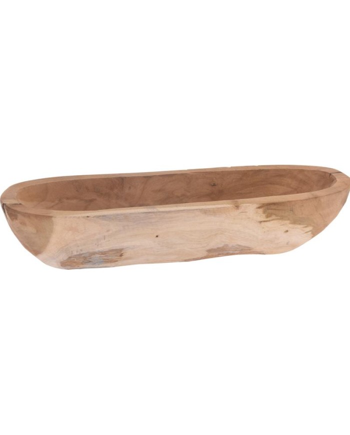 FUENTE OVAL MADERA 40X11X7CMS. KOOP