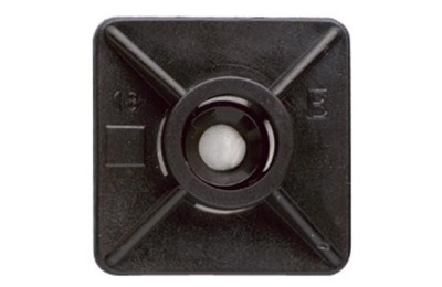 BASE PARA BRIDAS 27MM. NEGRA INDEX 100U