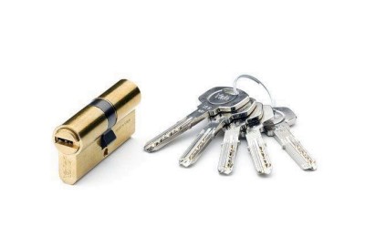 CILINDRO YALE LATONADO YL6 70 MM. LEVA LARGA 35X35 DOBLE EMBRAGUE