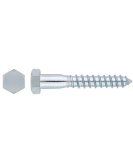 TIRAFONDO CABEZA HEXA.  8 X 50 ZINCADO INDEX (200U)