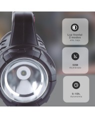 LINTERNA MULTIUSOS 10W RECARGABLE USB CON CAJA DE HERRAMIENTAS GSC