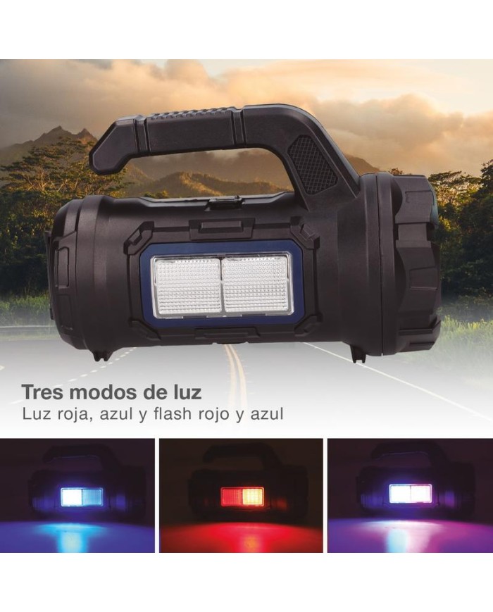 LINTERNA MULTIUSOS 10W RECARGABLE USB CON CAJA DE HERRAMIENTAS GSC