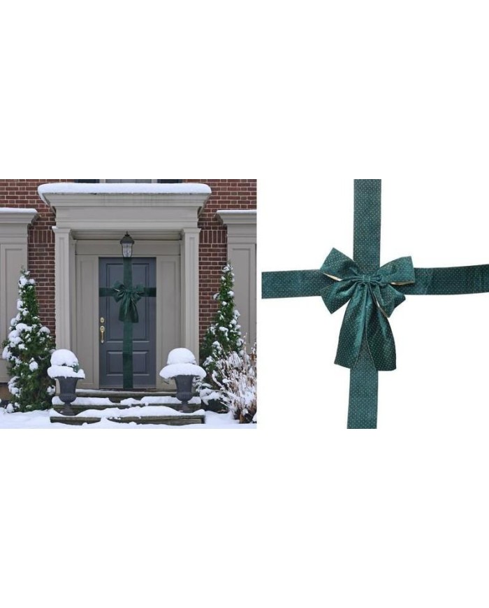 LAZO PARA PUERTA VERDE 33X42CM KOOP