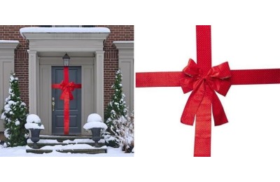 LAZO PARA PUERTA ROJO 33X42CM KOOP