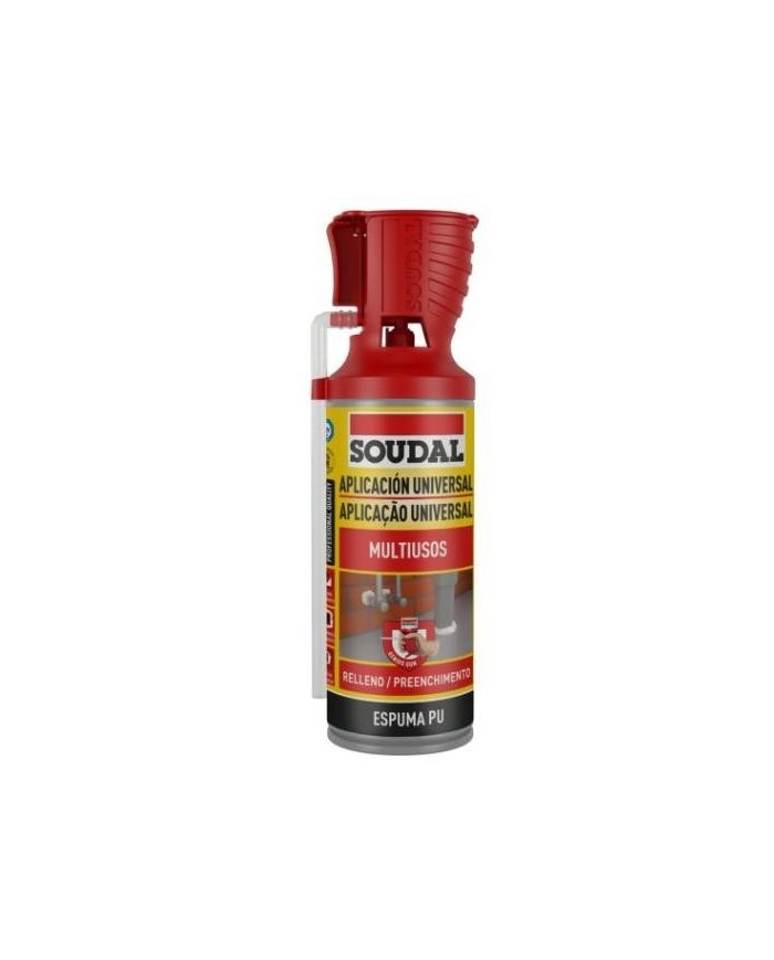 ESPUMA POLIURETANO SOUDAL 300ML.C/CANULA