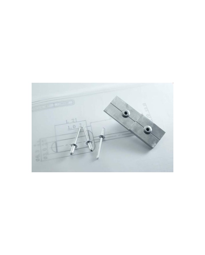 REMACHE ESTANDAR ALUMINIO CABEZA ALOMADA 4'8X18 C/500UDS.