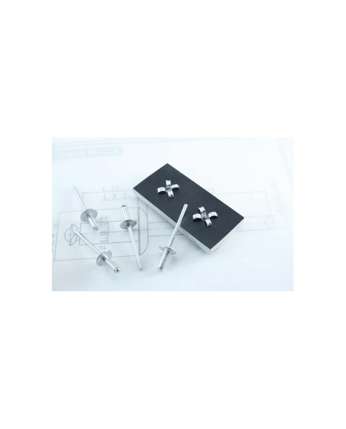  REMACHE FLOR ALU. C/ALOM 4X12 500U