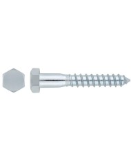 TIRAFONDO CABEZA HEXA.  6 X 70 ZINCADO INDEX (200U)