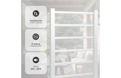 TOALLERO ELECTRICO 2 EN 1 1000W GSC