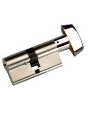 CILINDRO YALE NIQUELADO 60MM. LEVA CORTA 30X30 CON POMO