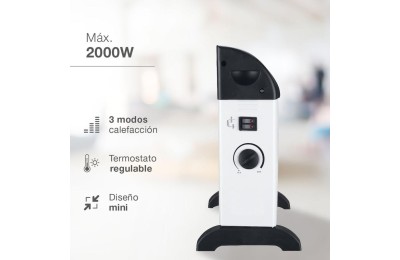 CALEFACTOR CONVECTOR 2000W GSC.