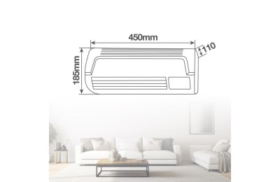 CALEFACTOR SPLIT DE PARED 2000W GSC.