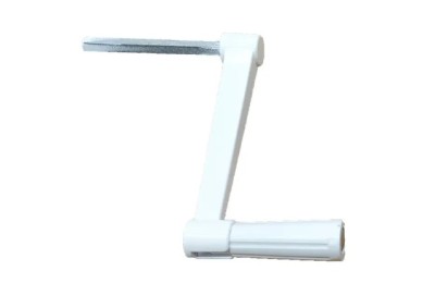 MANIVELA TORNO PERSIANA BLANCA 80MM