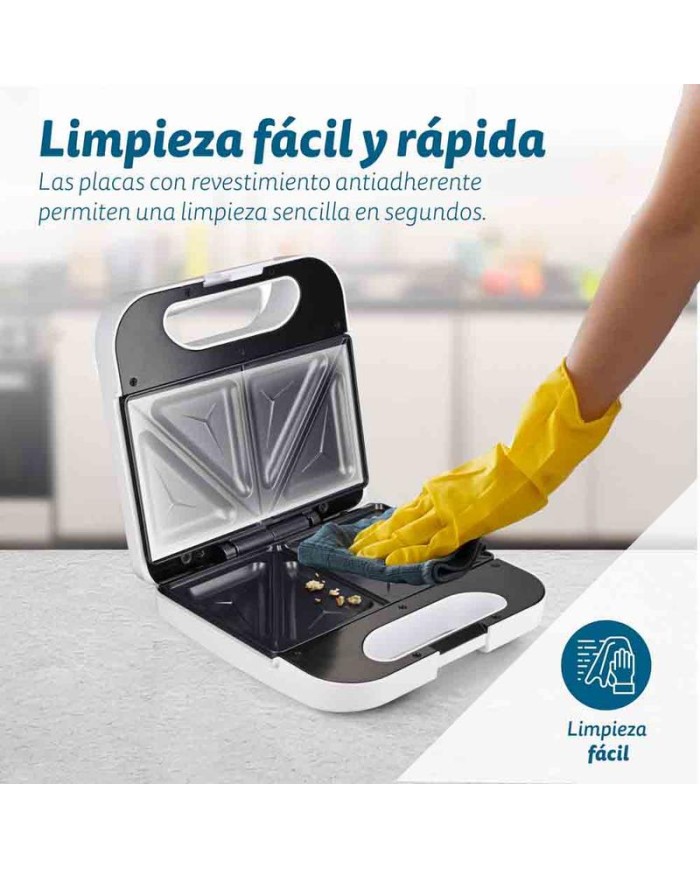  SANDWICHERA CUADRADA DOBLE 750W. GRUNKEL