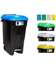 CONTENEDOR TAYG AZUL C/RU+PEDAL  80LTS. 433023