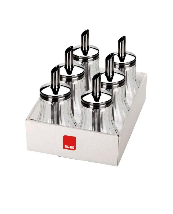 DISPENSADOR AZUCAR IBILI CRISTAL/INOX. 250ML.