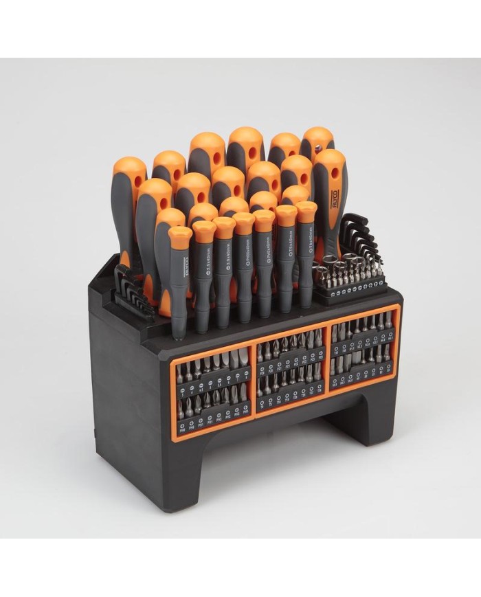 DESTORNILLADOR ALYCO ORANGE COMBI JUEGO 114 PIEZAS    170467
