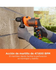TALADRO PERCUTOR BLACK&DECKER 710W. BEH710K-QS