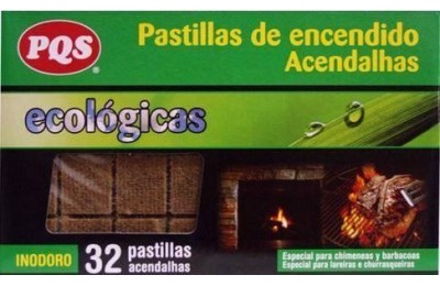 PASTILLAS ENCENDIDO ECOLOGICAS (CAJA 32UDS)