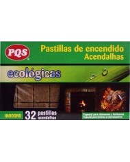 PASTILLAS ENCENDIDO ECOLOGICAS PQS (CAJA 32UDS)