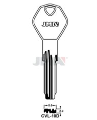 LLAVES BRUTO SEGURIDAD CVL-10D   LATON