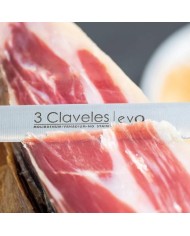CUCHILLO JAMONERO Y CHAIRA 250MM. 3 CLAVELES          01721