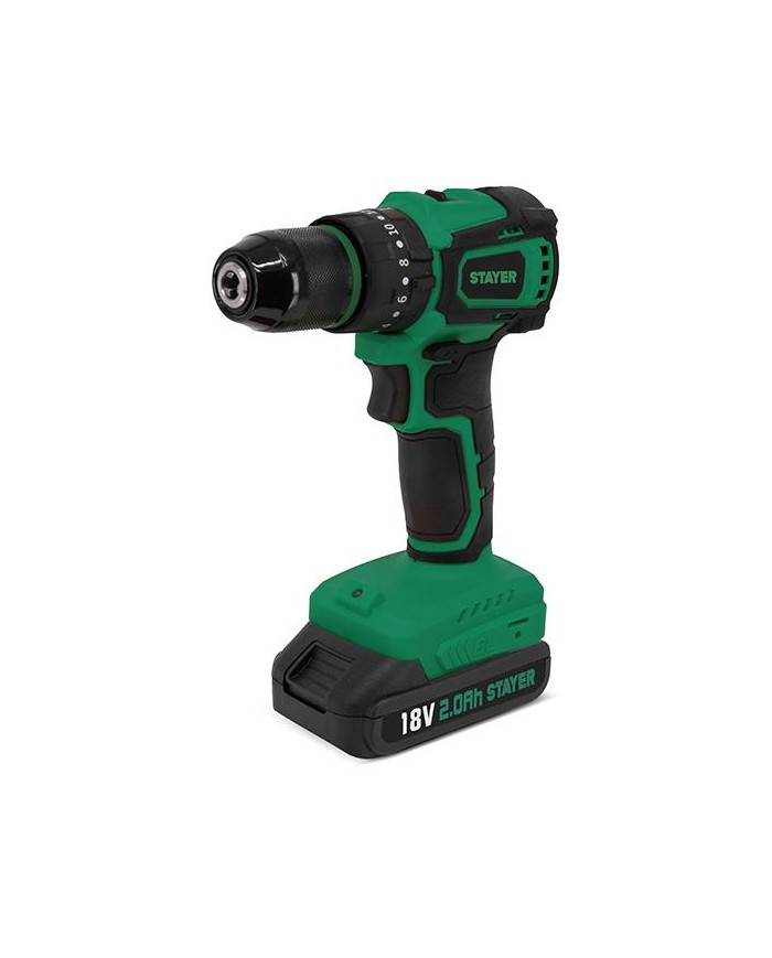TALADRO PERCUTOR STAYER 18V. 1BATERIA 4Ah B45-P14 0001.003896