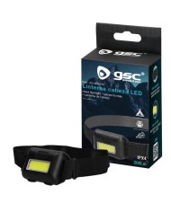 LINTERNA PARA CABEZA 3W. CINTA REGULABLE