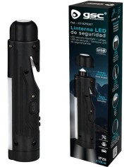 LINTERNA SEGURIDAD  1'2W. RECARGABLE GSC              201825027
