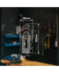 LINTERNA SEGURIDAD 10W. RECARGABLE GSC                201825025