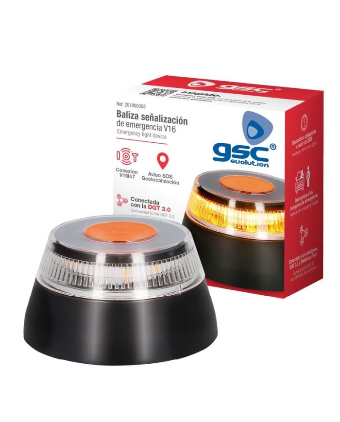 BALIZA SEÑALIZACION DE EMERGENCIA V16