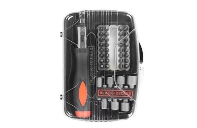 JUEGO DESTORNILLADOR CARRACA B&D 40PZAS.