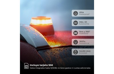 BALIZA SEÑALIZACION DE EMERGENCIA V16