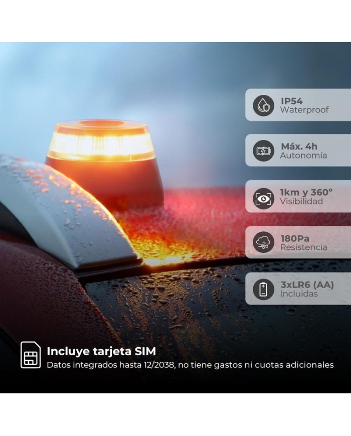 BALIZA SEÑALIZACION DE EMERGENCIA V16