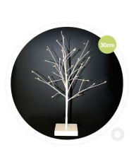 ARBOL DE NAVIDAD LED 30CMS. BLANCO GSC
