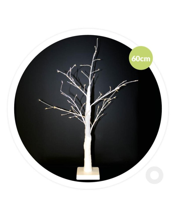 ARBOL DE NAVIDAD LED 60CMS. BLANCO GSC