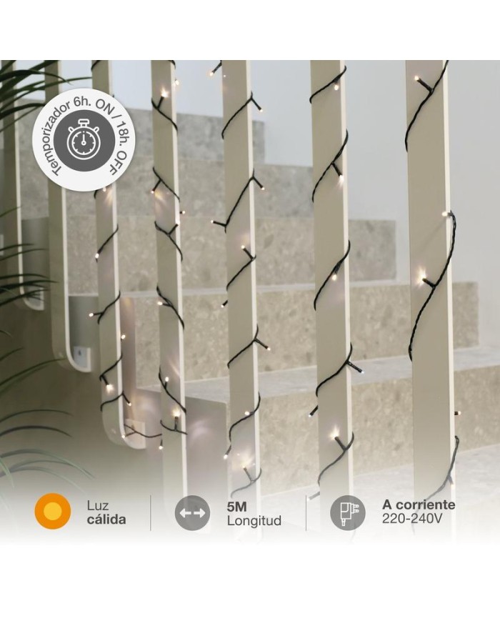 GUIRNALDA 8 FUNCIONES LED  5MTS. 2700K GSC