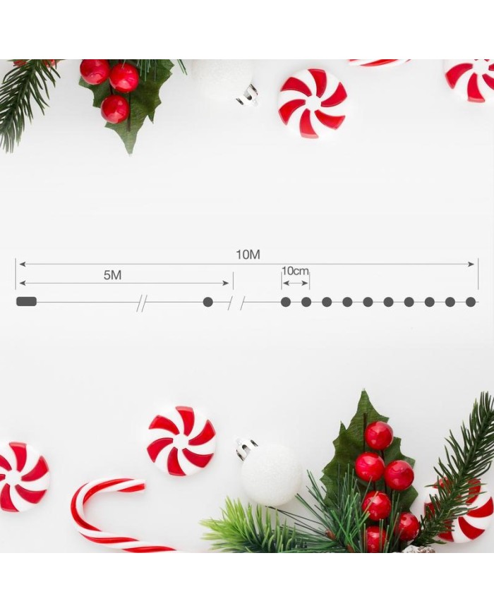 GUIRNALDA 8 FUNCIONES LED  5MTS. 2700K GSC