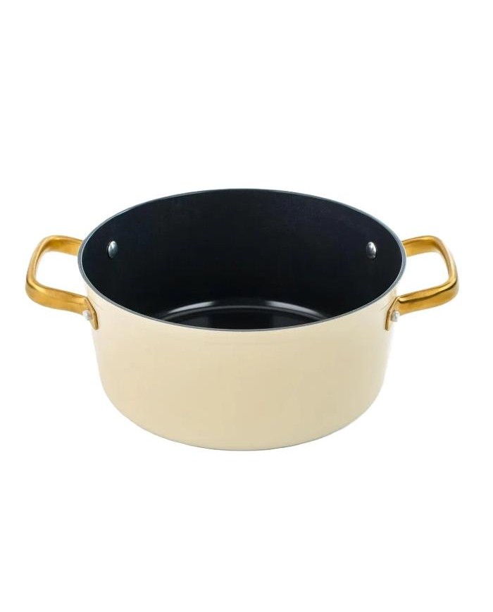 CACEROLA ARCOS ALUMINIO SAMOA ICONIC BEIG 24 CMS.