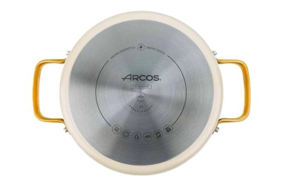 CACEROLA ARCOS ALUMINIO SAMOA ICONIC BEIG 24 CMS.