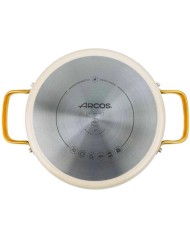 CACEROLA ARCOS ALUMINIO SAMOA ICONIC BEIG 24 CMS.