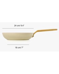 SARTEN ARCOS ALUMINIO SAMOA ICONIC BEIG 24 CMS.