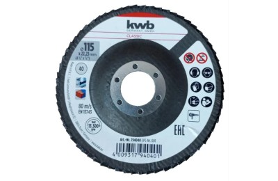 DISCO LAMINAS METAL KWB 115X22 P 40