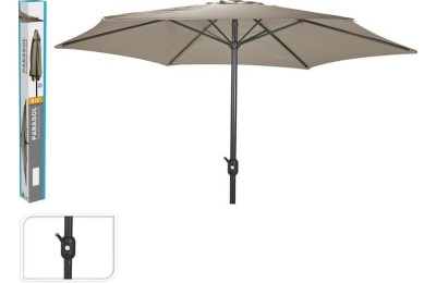 SOMBRILLA JARDIN AMBIANCE 3 MTS. MARRON