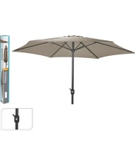 SOMBRILLA JARDIN AMBIANCE 3 MTS. MARRON