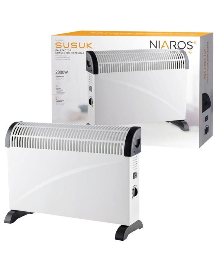 CALEFACTOR CONVECTOR MINI NAIROS 2000W. GSC